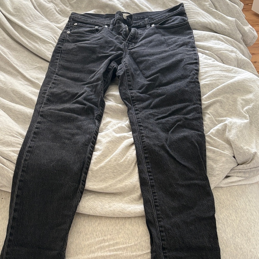 Madewell Black Boyfriend Jeans